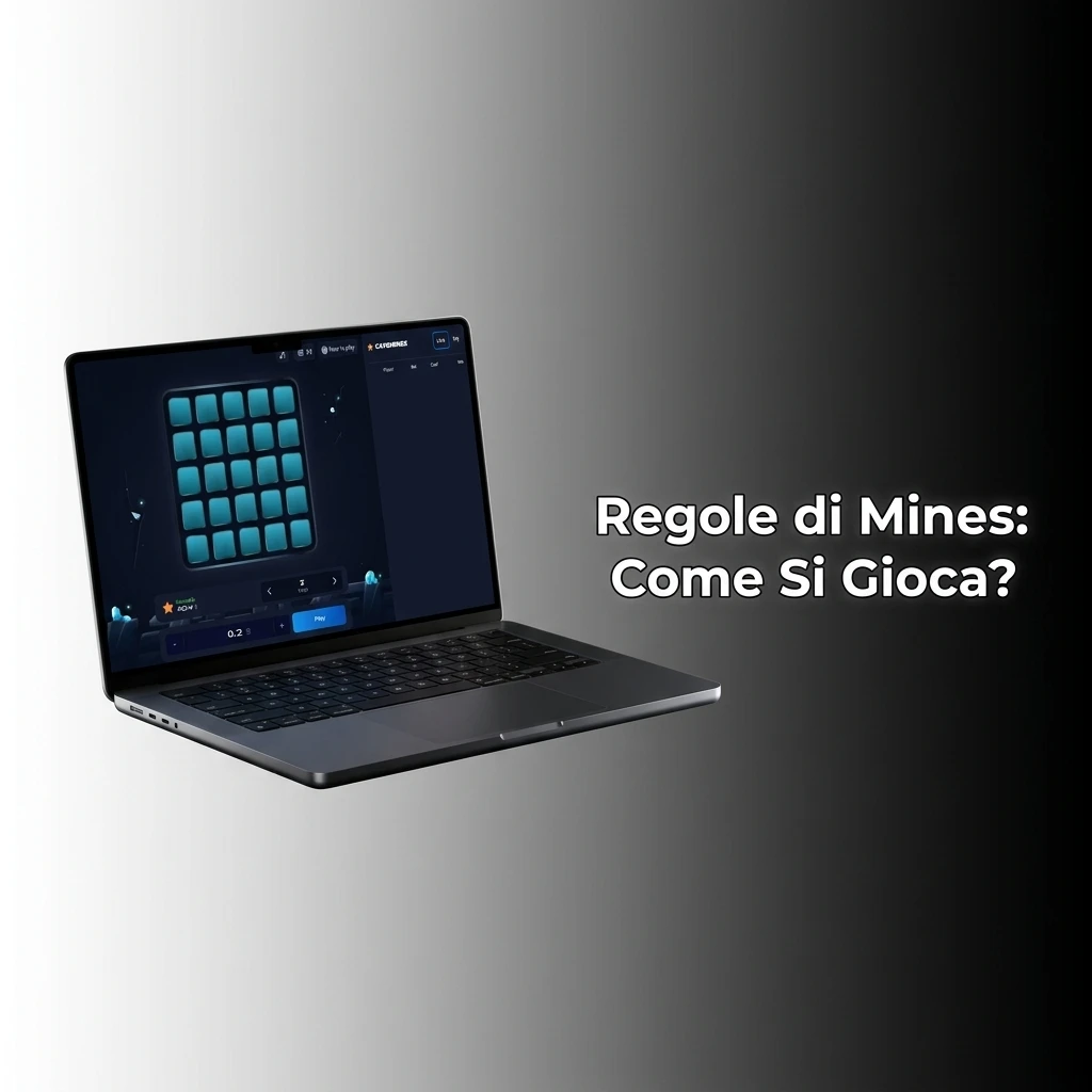 Griglia di gioco Mines con caselle da rivelare, mine nascoste e moltiplicatori crescenti per vincite strategiche