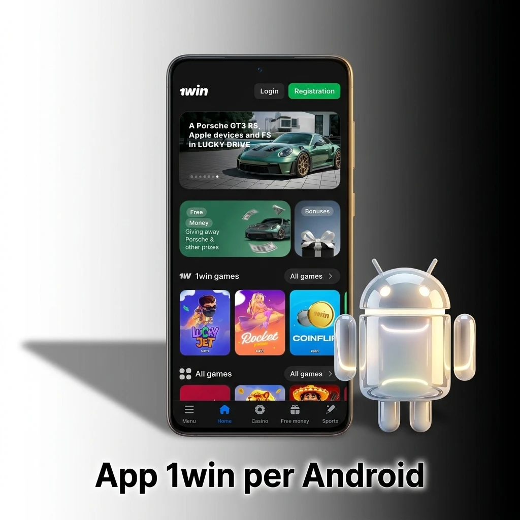 App 1win per Android: scarica l'APK, abilita fonti sconosciute e installa su dispositivi Android 5.0+