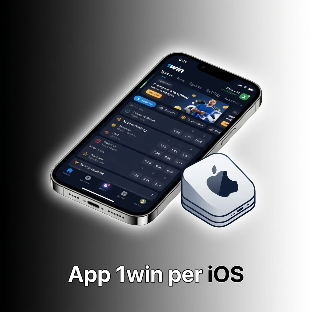 App 1win per iOS su iPhone e iPad con funzionalità complete di scommesse e casinò mobile