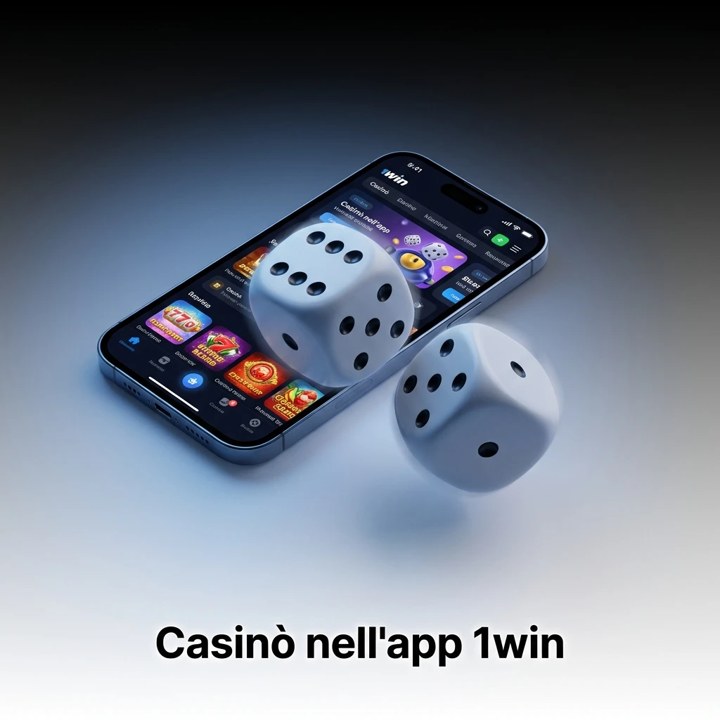 Sezione casinò app 1win con slot, tavoli e live dealer da Pragmatic Play, NetEnt e BGaming