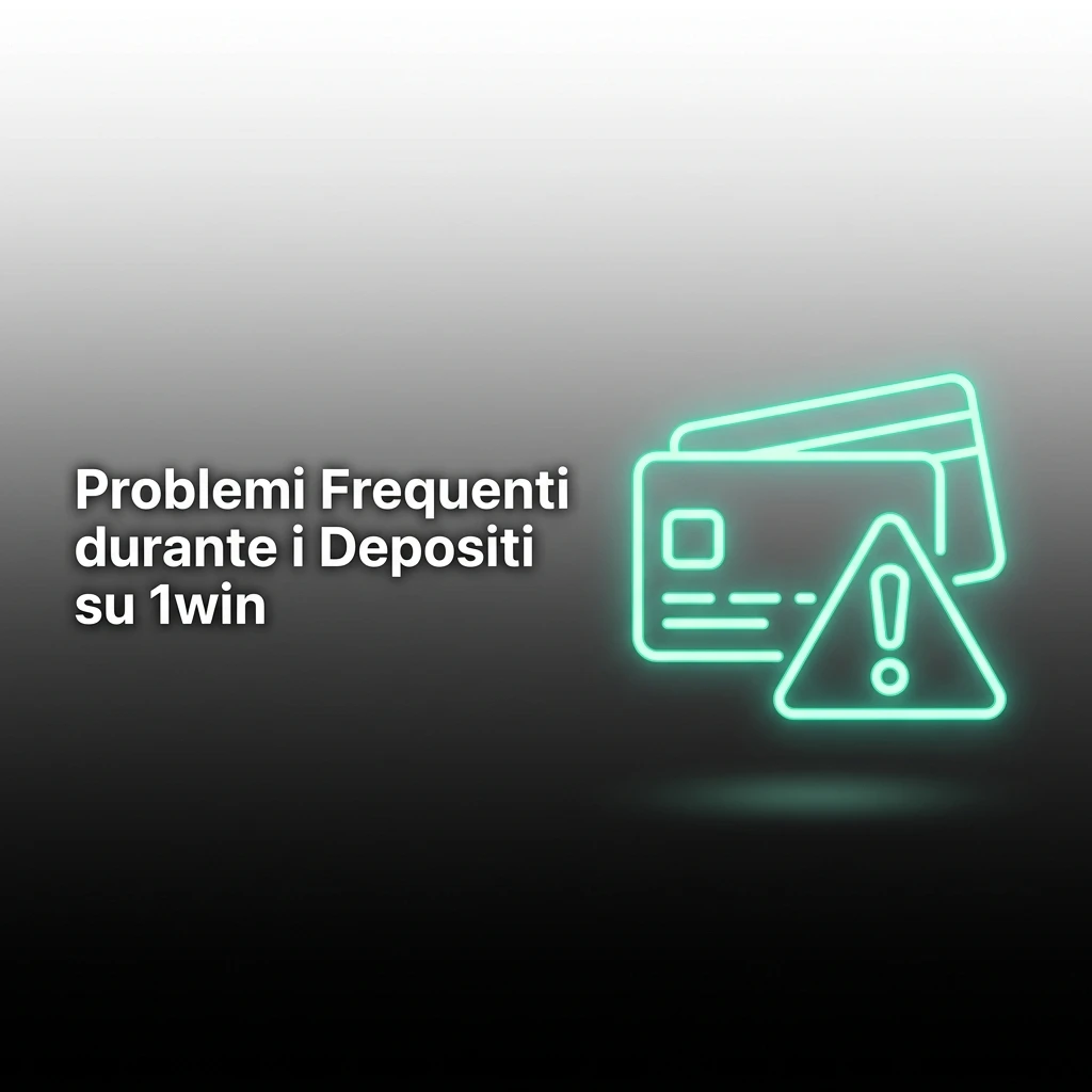 Problemi comuni nei depositi su 1win: transazioni rifiutate, fondi non accreditati e soluzioni pratiche
