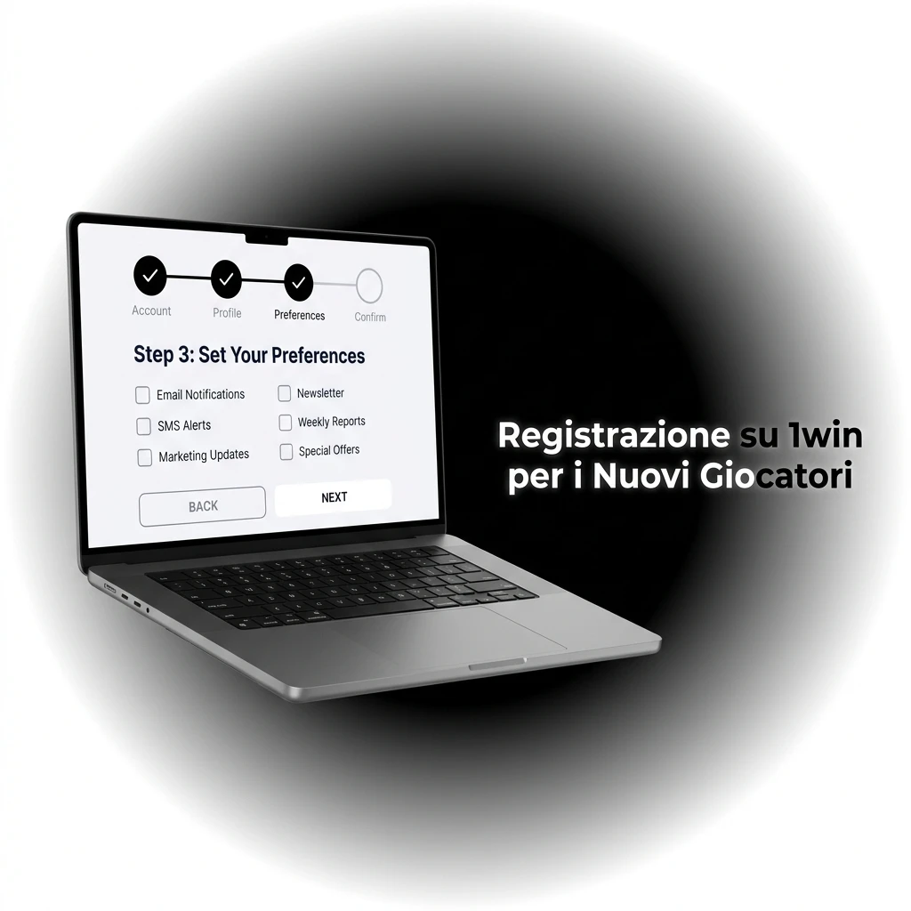 Guida alla registrazione su 1win per nuovi giocatori con modulo iscrizione e bonus di benvenuto