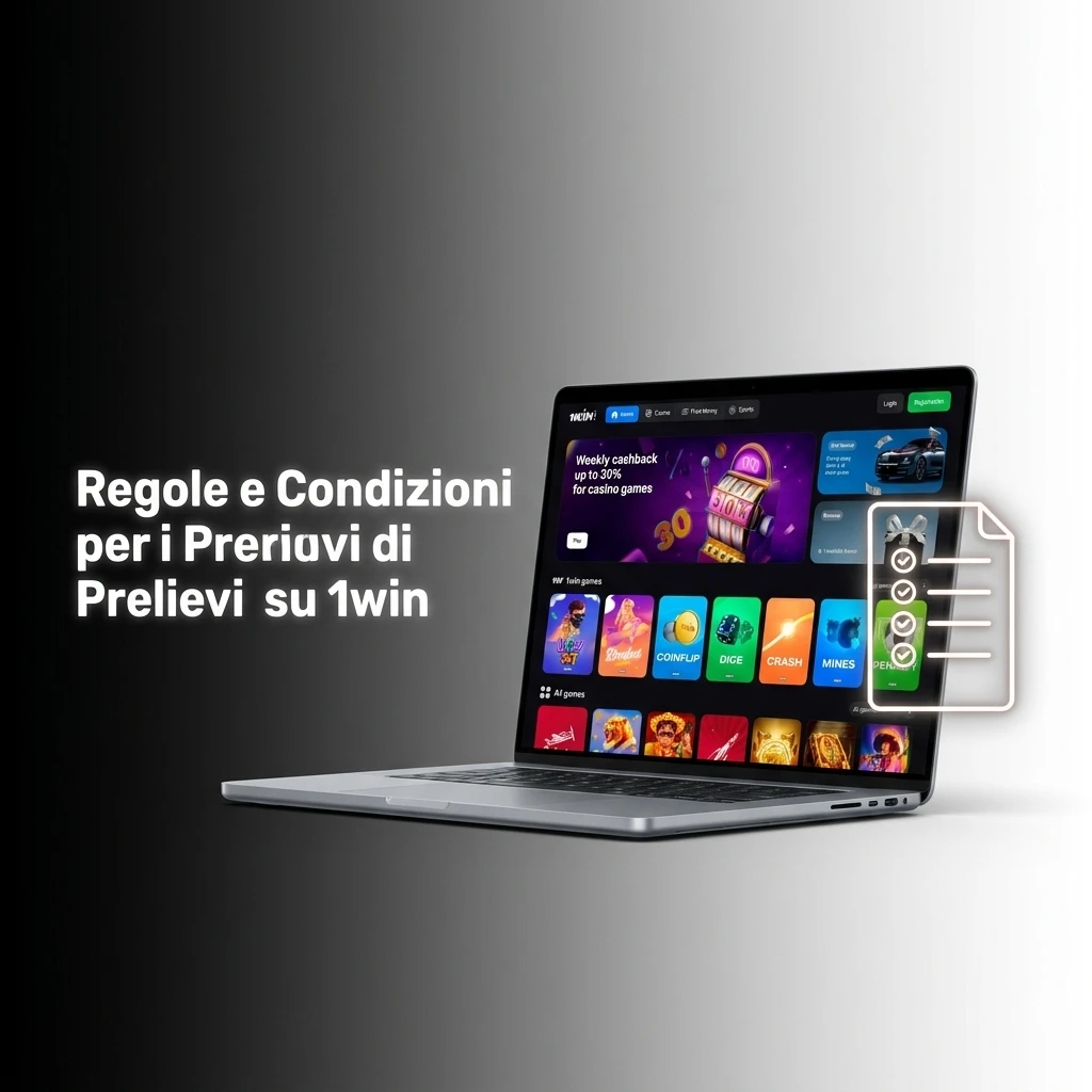 Regole e condizioni per i prelievi su 1win: verifica identità, limiti importo e metodi di pagamento accettati.