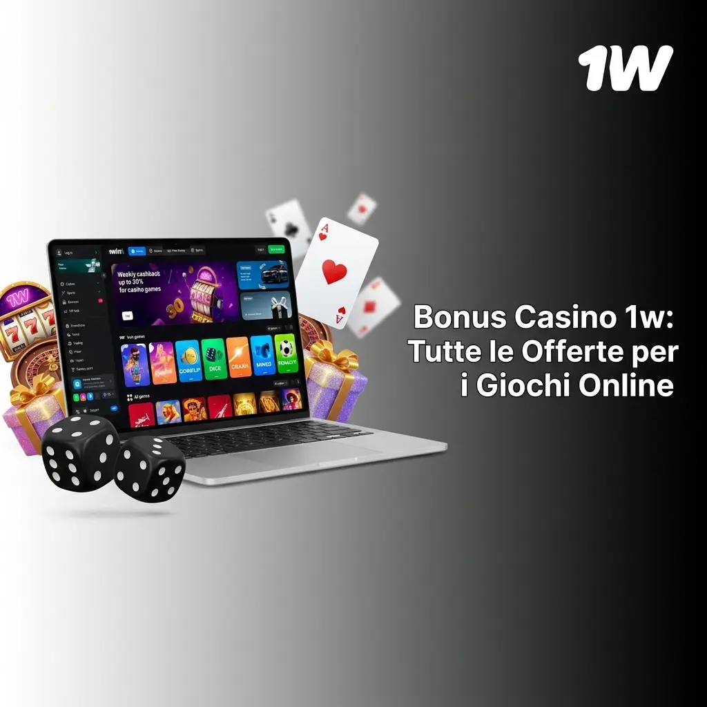 Bonus Casino 1w: benvenuto, cashback e ricarica per slot, tavoli e live casino con offerte esclusive