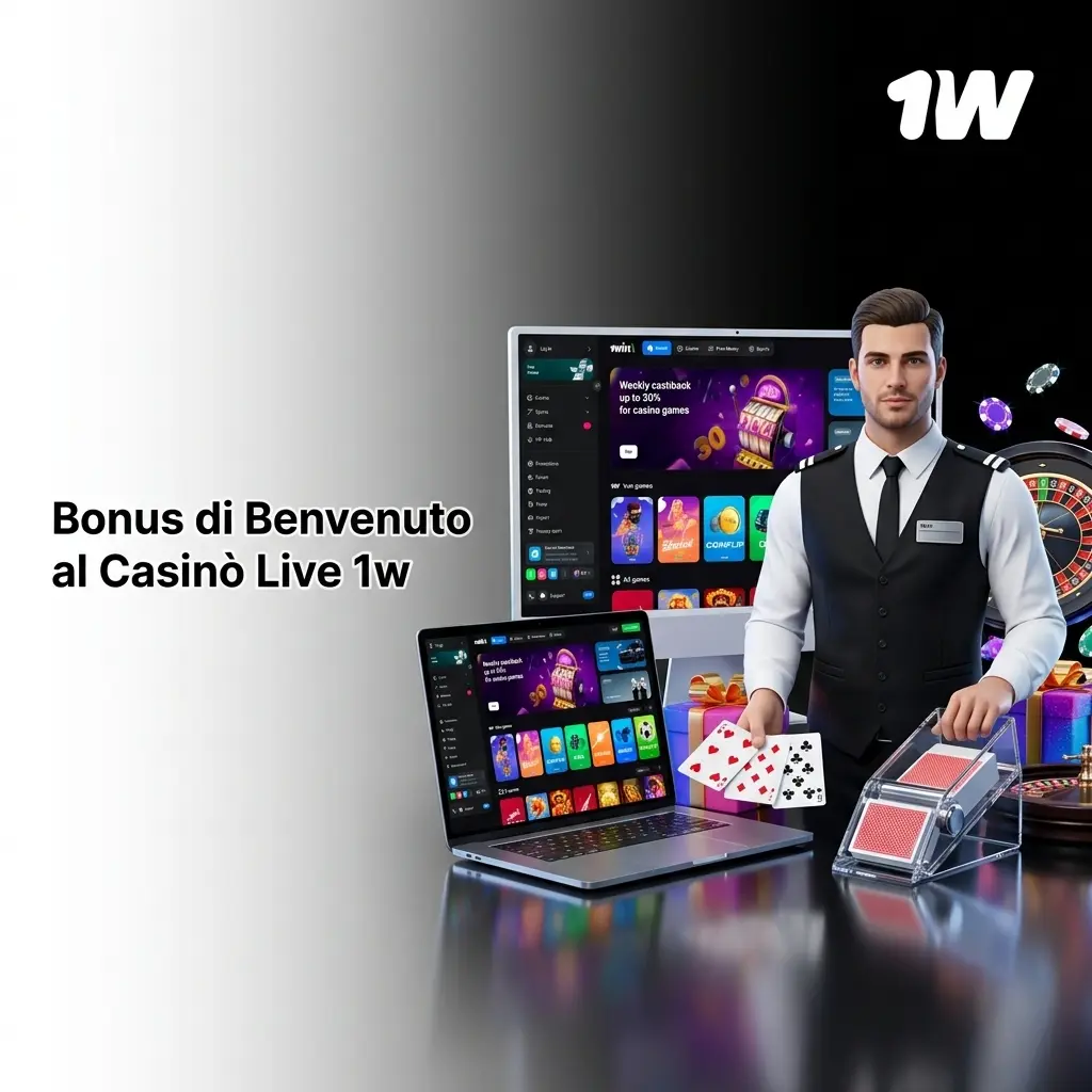 Bonus benvenuto casinò live 1w: fino al 600% crypto o 500% fiat per nuovi giocatori italiani