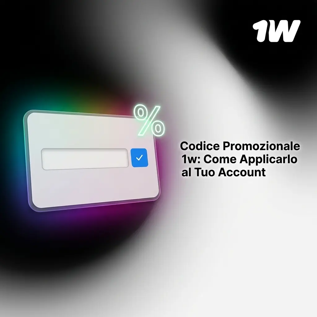 Guida all'inserimento del codice promozionale 1w per attivare bonus su depositi Fiat e Crypto