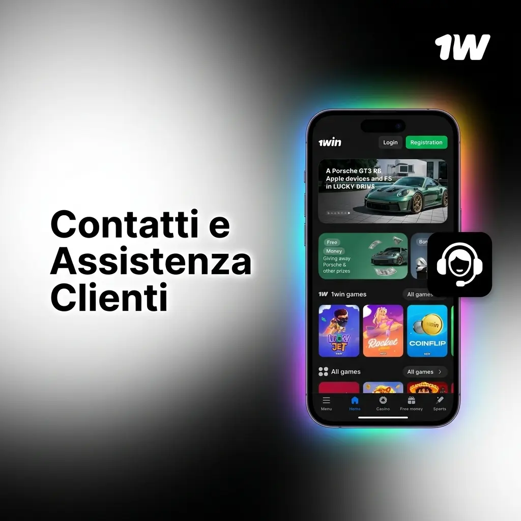 Team di supporto 1w disponibile 24/7 tramite live chat, email e Telegram per assistenza ai giocatori italiani