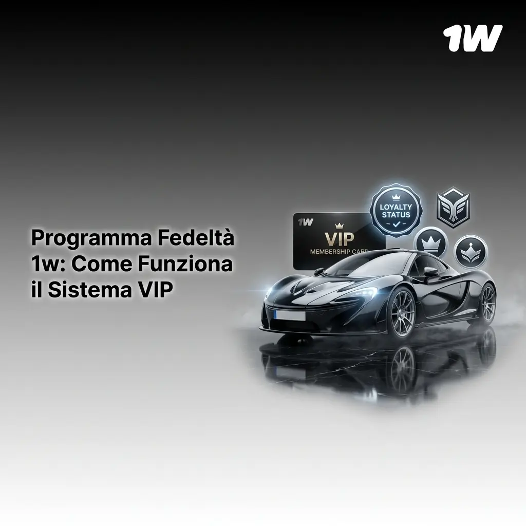Programma fedeltà 1w: sistema VIP a livelli con punti, cashback, premi esclusivi e vantaggi progressivi per giocatori attivi