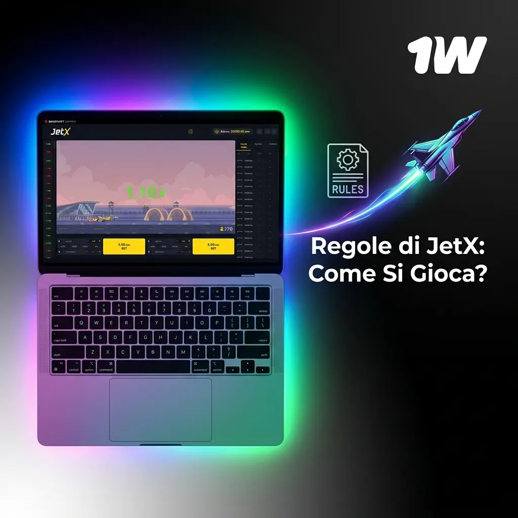 Aereo in volo con moltiplicatore crescente nel crash game JetX, scommesse da €0,10 a €600