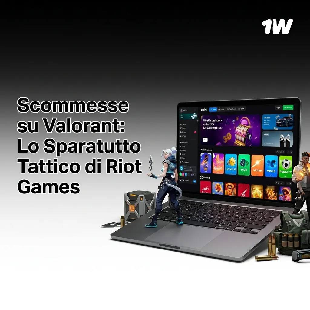 Scommesse su Valorant: mercati VCT, tornei internazionali e lega esports su 1w